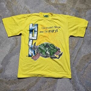 The Incredible Hulk 2003 Boys Tshirt 14/16 Y2k You Won't Like Me When I'm Angry